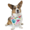Pet Bandana Collar in choice of 8 color combos Fastens like a collar with a black buckle 4 sizes available product 1